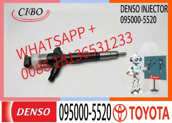 Car Part Fuel Injector For Toyota Hilux Spare Parts OEM 095000-5520 23670-0L010 With Engine Isbe Diesel Injector Injecti