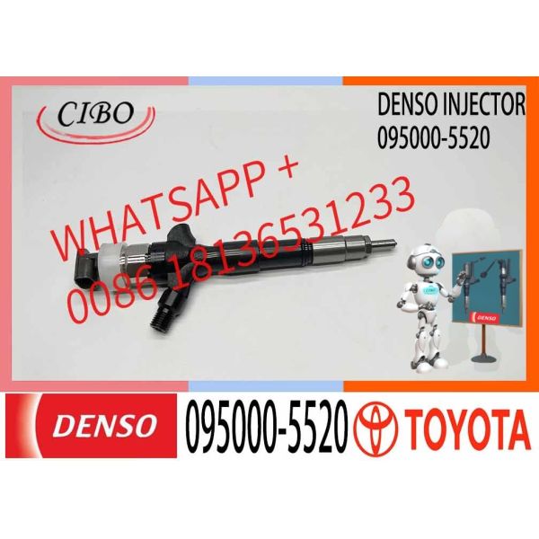 Car Part Fuel Injector For Toyota Hilux Spare Parts OEM 095000-5520 23670-0L010 With Engine Isbe Diesel Injector Injecti