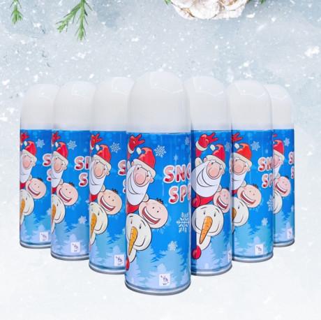 Odm Santa Snow Spray Christmas Party Tree Branches Wreath Glass Window Mirror Decoration