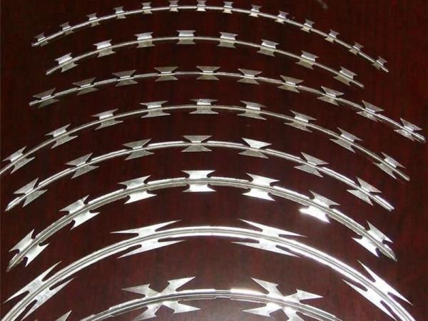 New products sell like hot cakes Stab blade thorn rope anti-theft cage gill net against climb barbed wire, crawl barbed wire