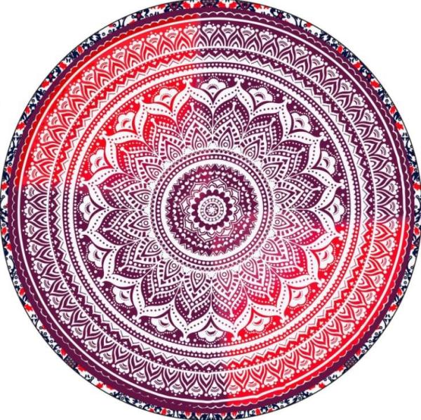 Outdoor Sunflower Beach Blanket, Beach Towel, Beach Cover Tapetry, Roundie Beach Throw Blanket, Ultra Soft, Absorbent