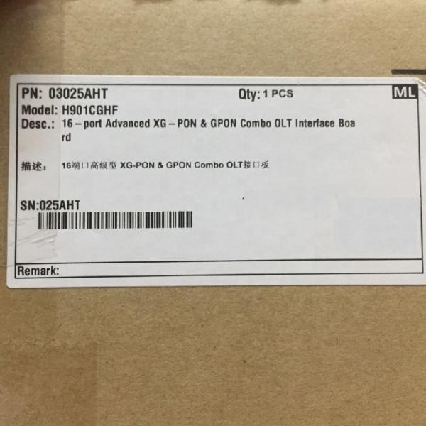 Huawei CGHF 16-Port XG-PON& GPON Combo OLT N2a Interface Board H901CGHF  huawe MA5800 XEHD XGHD XELD XGLD CGID XEUD H902CGHF