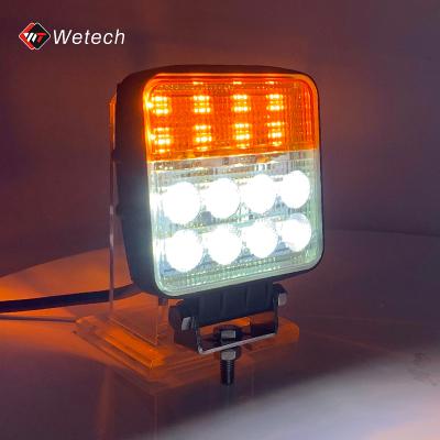 24W LED Flood Beam Off-road Vehicle Working Light with Turn Signal IP67 Waterproof and Support USD Payments