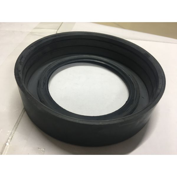Round Black Durable Toilet Tank Fittings Rubber Gasket 30-90 Shore Hardness