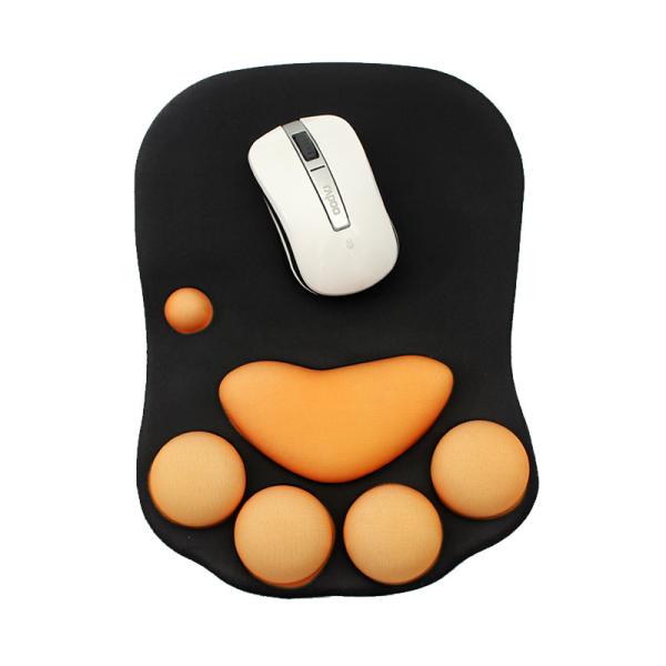 Lightweight Cat Paw Mouse Pad , Gel Wrist Mouse Pad Elegant Look