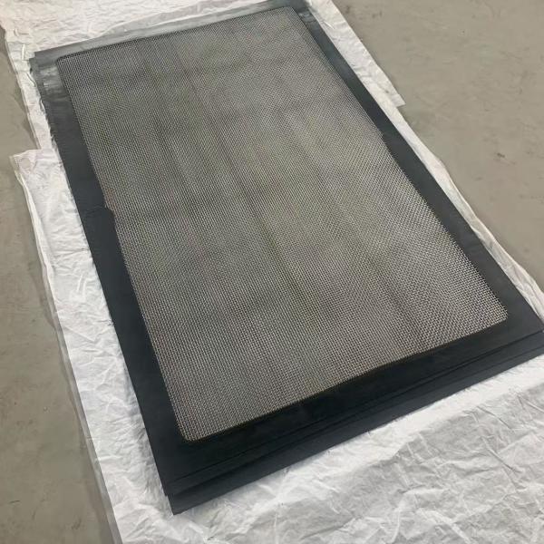 230 Count Fine-Mesh Industrial Bolting Cloth with Canvas Edge