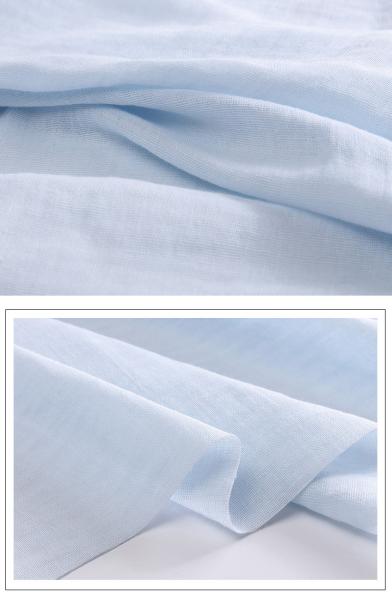 100% Cotton 40S Six Layers Organic Gauze Fabric Breathable Baby Sleeping Clothing