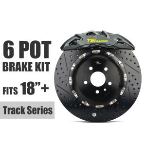 TEi GTS6 Caliper 6 Piston BBK Front Racing Brake Kit for Nissan 350Z 370Z Mazda RX-7 RX-8 Honda S2000