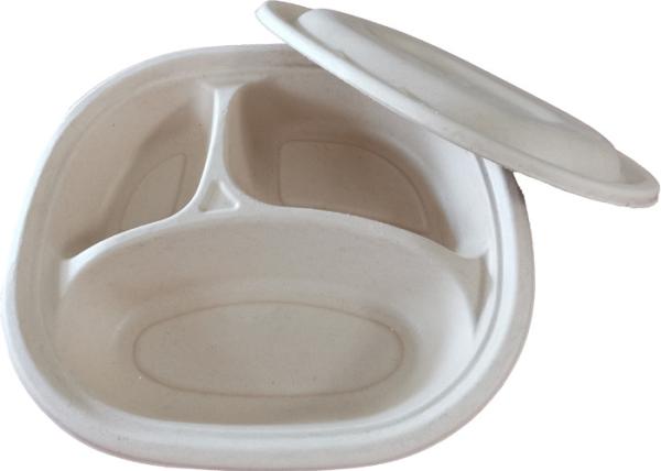 Biodegradable disposable tableware compostable cornstarch pla sugarcane bagasse