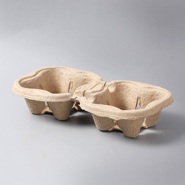 Disposable Paper Tableware 1/2 Cups Coffee Cup Holders for Your Business Efficiency
