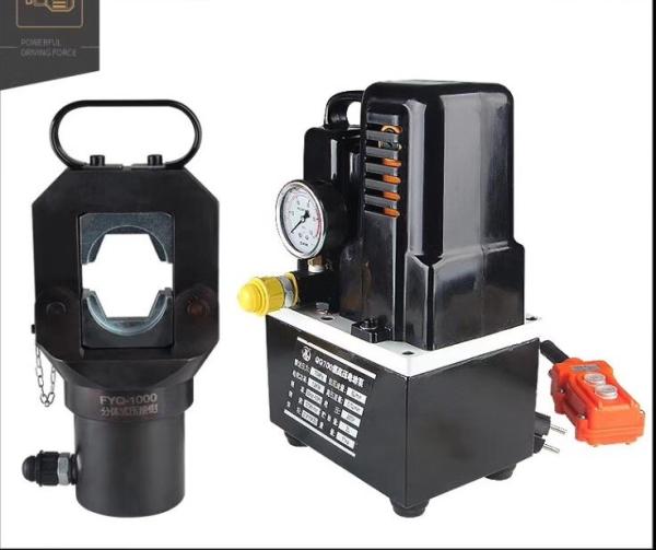 Chaîne de rabattement 400-1000mm2 du compresseur CO-1000 de tour d'hexagone hydraulique du dispositif de protection 55T
