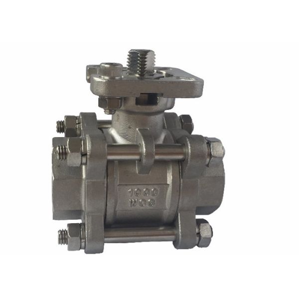 1/4 - шариковый клапан привода ПК 4 3 с пусковой площадкой установки ИСО5211