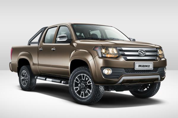4x2 Huanghai Second Hand Pickup Truck 500KG Payload 300KM Endurance Mileage