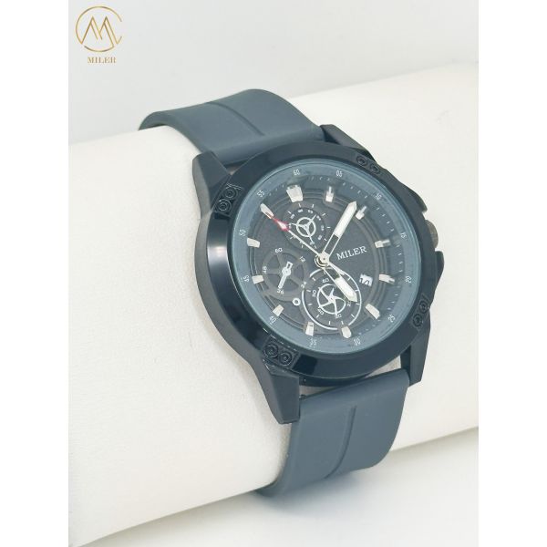 Custom Logo Minimalist Watch For Men Sport Silicone Waterproof Luminous Quartz Watches Mens Business Calendar Wrist Watches