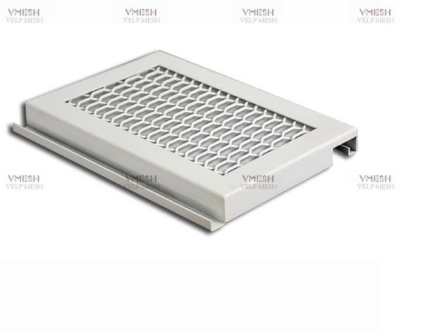 Treillis métallique déployé en aluminium personnalisé pour faux plafonds