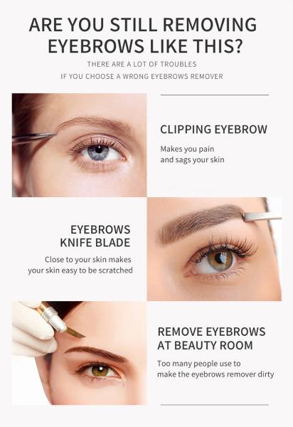 High Quality Mini Eye Brow Trimmer Electric Eyebrow Epilator For Lady Rechargeable Lady Remover Hair Razor