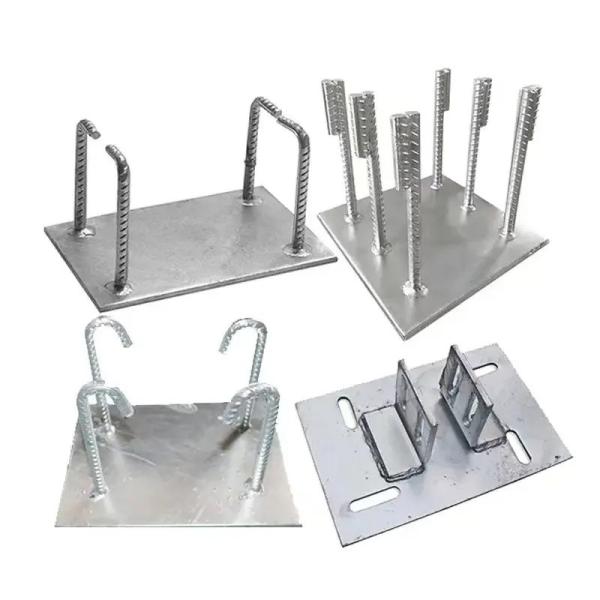 200mm Hot Dip Embedded Parts in Concrete Pre Concrete Galvanized Steel Parts
