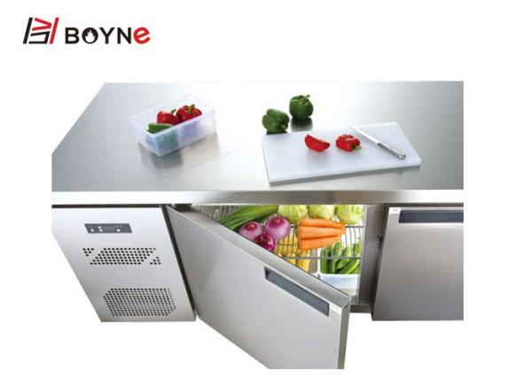 Commercial Undercounter Refrigerator Freezer 2 Door Self - Closing Energy Saving -12°C~-18°C