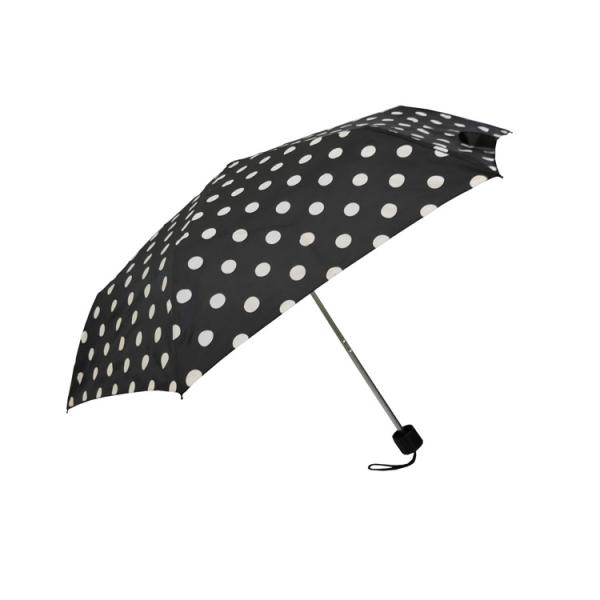 Outdoor Metal Ribs Customized Polyester Foldable Umbrella