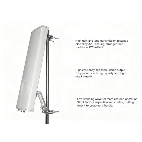 High-Gain Fixed-Point Base Station Panel Antenna For UAV Jamming & Countermeasure