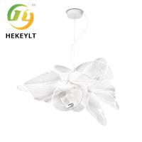 Lâmpadas LED de material PVC com tamanho D73cm D90cm Altura ajustável para sala de estar