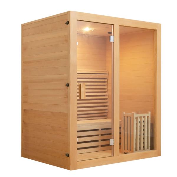 Canadian Hemlock Ozone Saunas Outdoor Sauna And Steam Room For SPA Center