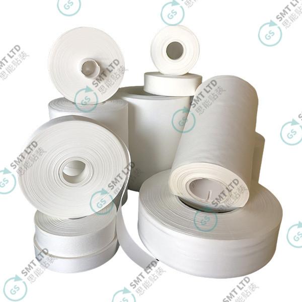 180g 20mm*50m Polyester + Polyamide Composite Dust-Free Wiping Roll Cloth for LCM Port Terminal Cleaning