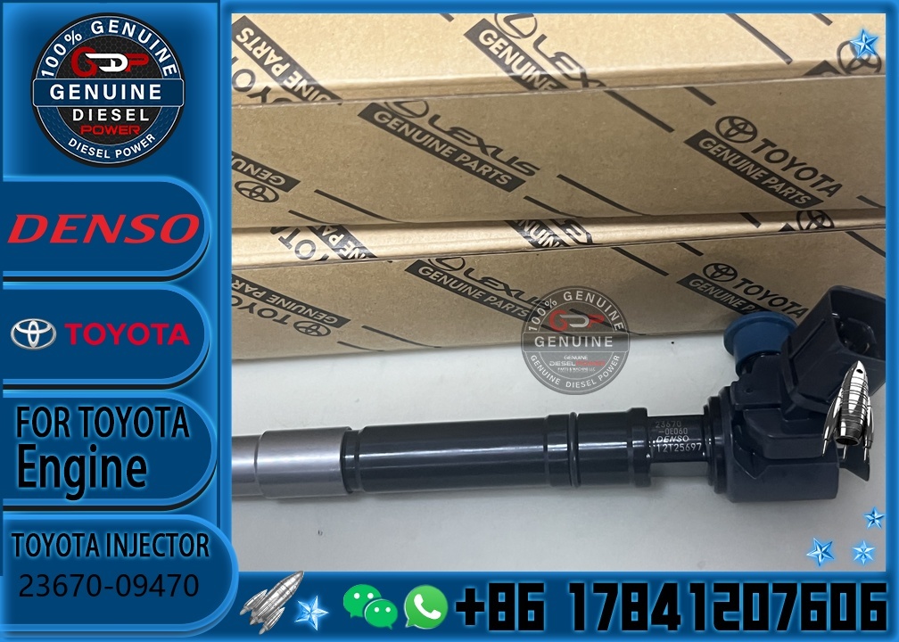 236700E060 Diesel Fuel Injector 23670-09470 23670-11050 295700-1130 23670-0E060 for Toyota Hilux 1GD-FTV 2.8L Injection Valve