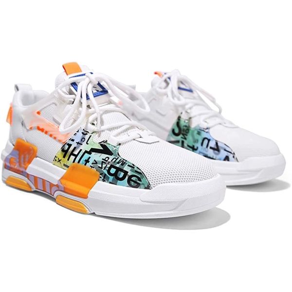 VAXAV Leather Upper Women'S Fashion Stylish Walking Sneakers