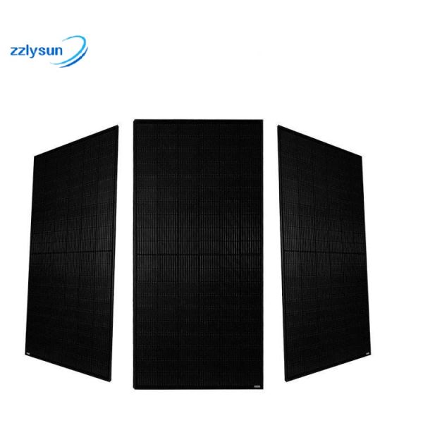 China manufacturer high efficiency solar panel 385W home use all black mono crystalline photovoltaic price solar panel