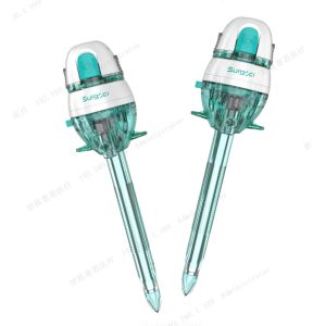 instruments chirurgicaux jetables Trocar optique endoscopique de 12mm et canule
