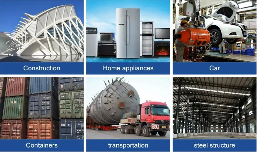 High quality hot rolled zinc coated galvanized steel sheet in coil  carbon steel coil
