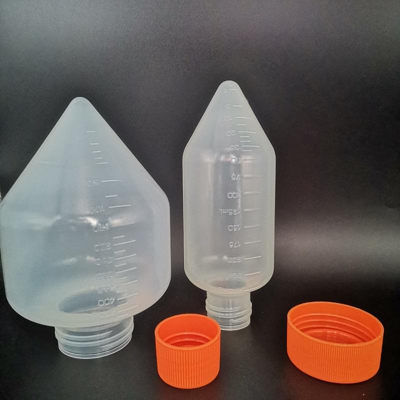 Large Stock Plastic 500ml and 250ml Sterile Centrifuge for Test Tubes PP Conical Bottom Bottle