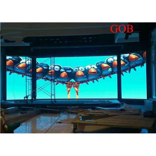 P7.62 Stage Background LED Screen , Indoor LED Advertising Screen 244mmX244mm
