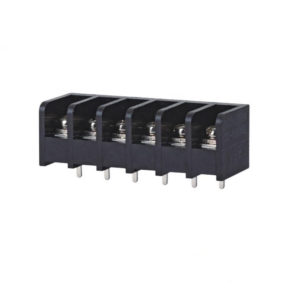 8.25mm/0.325' in Pitch PCB Barrier Terminal Block with mount 300V/20A With Approve Connector