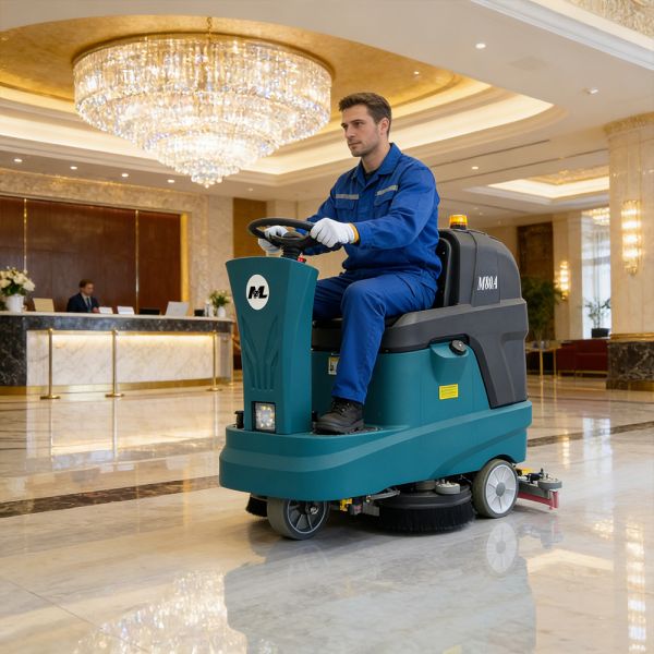 ODM Ride On Carpet Cleaner Floor Sweeper Scrubber Washing Machine For Shopping Mall