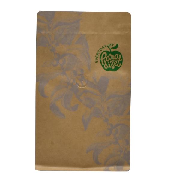 Reuseable Aluminum Foil Printed Flat Bottom Foil Coffee Bags