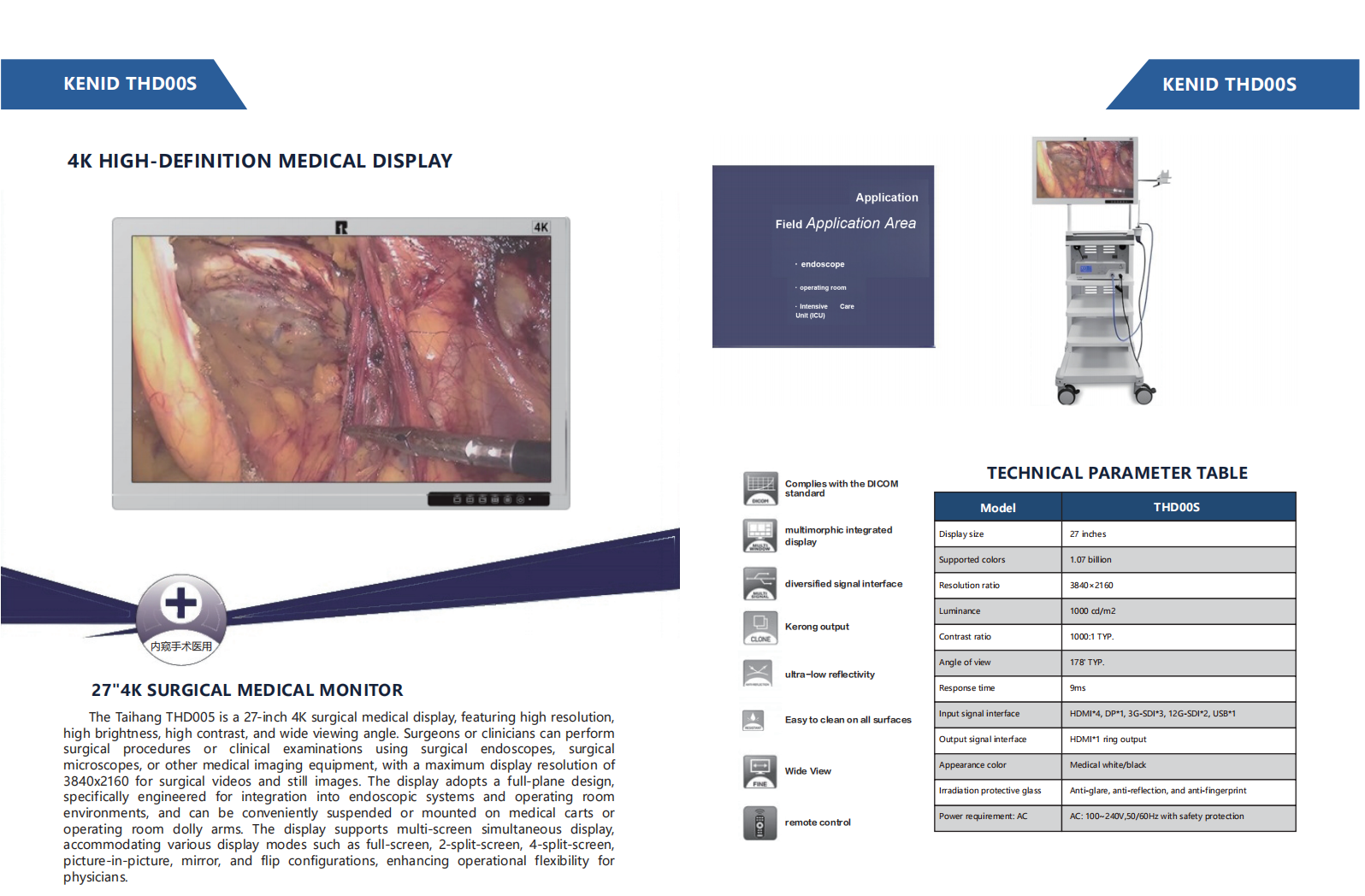 High-Definition Medical Monitor with DICOM Compliance and Precision Color Reproduction for Radiology Grade Imaging