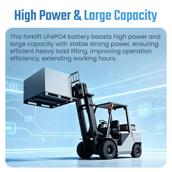 80V 200Ah Lightweight Forklift Lithium Battery LiFePO4 Compact 3000 Cycles 16kWh Fast Charge for Electric Forklift