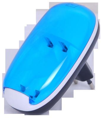 2 channel Alkaline / Ni-MH / Ni-CD 220V 50Hz 90MA - 120mA AC DC Battery Charger (AAA, AA)