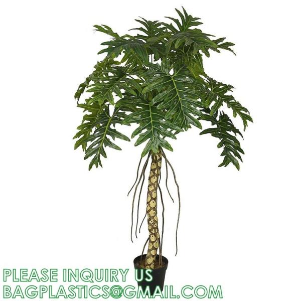 Faux Plant Artificial Plant Split-Leaf Philodendron, Monstera Deliciosa, Fake Indoor Plant, Excellent Gift