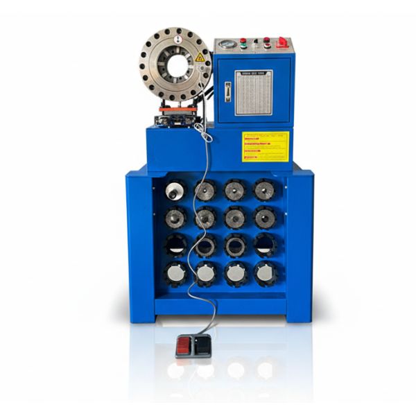 MS-51KH Hydraulic Hose Crimping Machine with 500T Crimping Force 14-87mm Range and 10 Die Sets