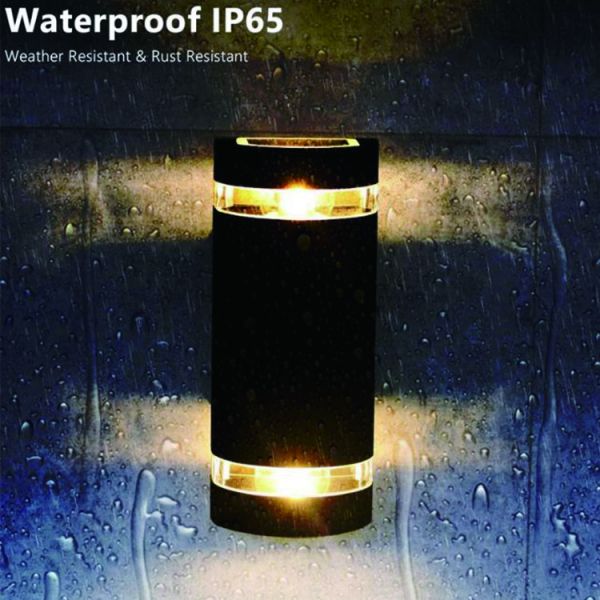 Wall Lamp 2*10W Gu10 Double Head Pvc All Plastic Material for DIALux evo Layout and 3-