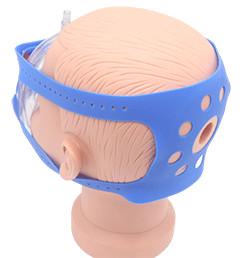 CPAP Head Strap Harness de borracha de silicone para máscara de anestesia macia
