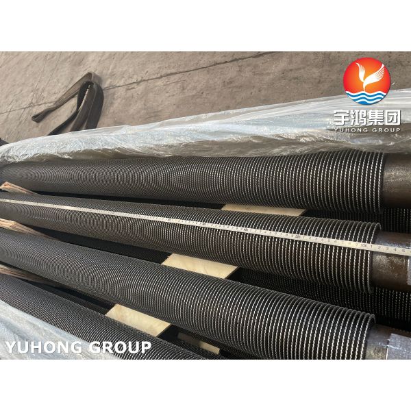 ASTM A335 P9 Alloy Steel Serrated Finned Tubes For High Temperature Boiler Superheaters