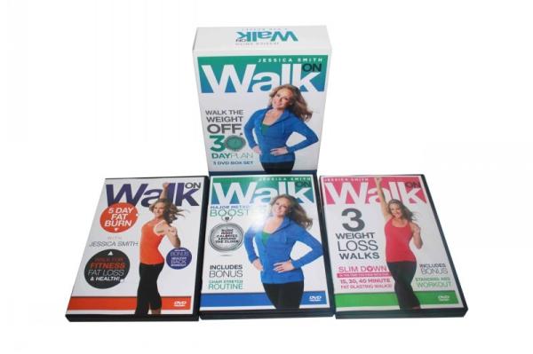 Jessica Smith and Walk On Walk and the Weight Off 30 Day Plan 3DVDS