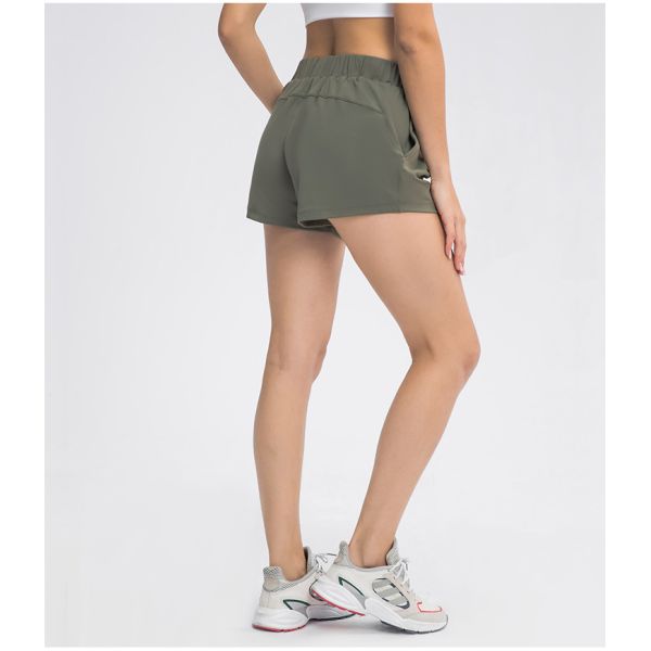 разминка йоги шортов йоги эластичного Waistband 150gsm активная замыкает накоротко