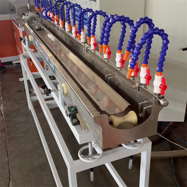 PVC Braided Suction Hose Machine / Fiber Reinforced Plastic Soft Pipe Production Line with PLC Control