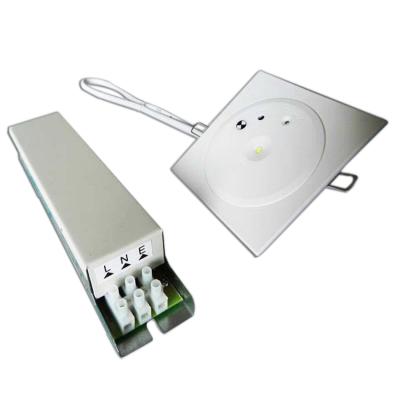 O teto Recessed o diodo emissor de luz branco carregável da luz de emergência 1*3W SMD