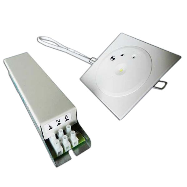 Потолок утопил Chargeable СИД аварийного освещения 1*3W SMD белое